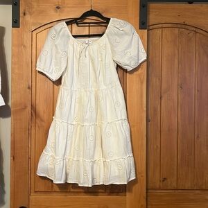 White Zara size 13-14 dress